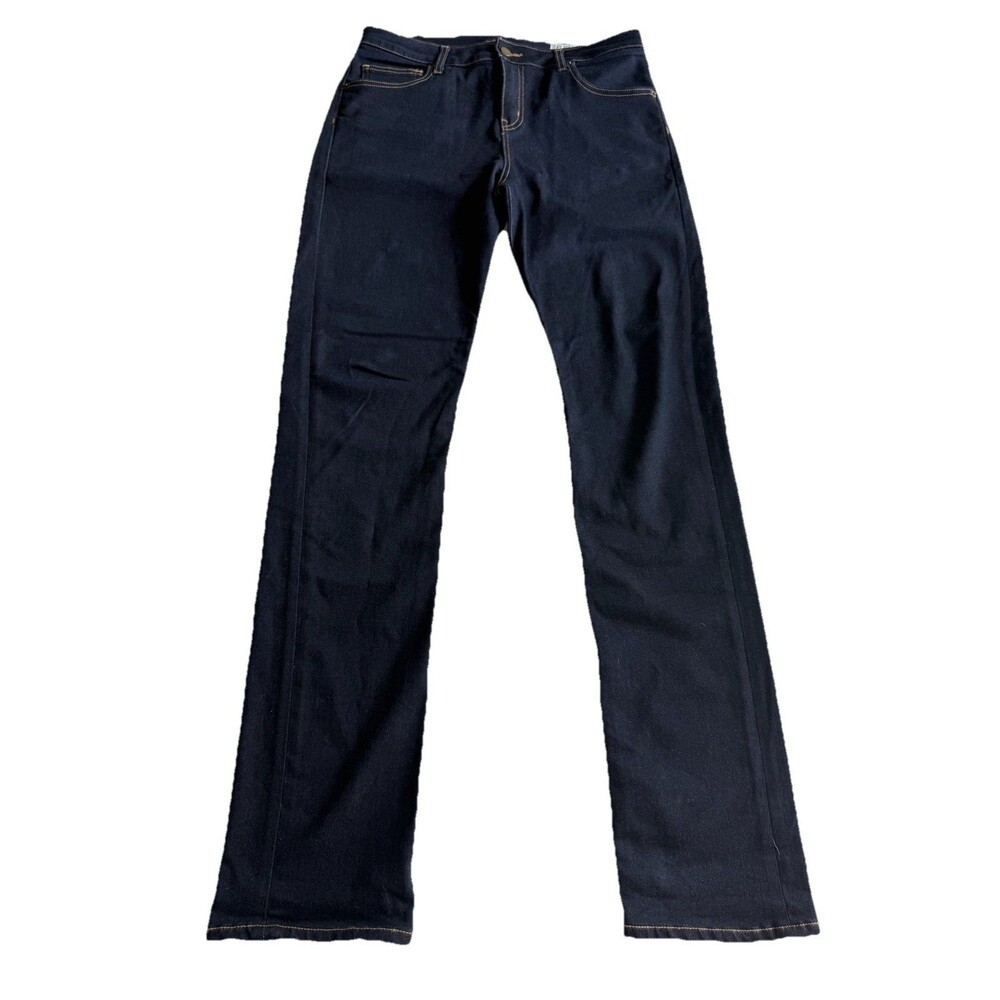 Aviator Style Function Jeans Sz 31x34 Best Travel Slim Straight Dark Indigo USA